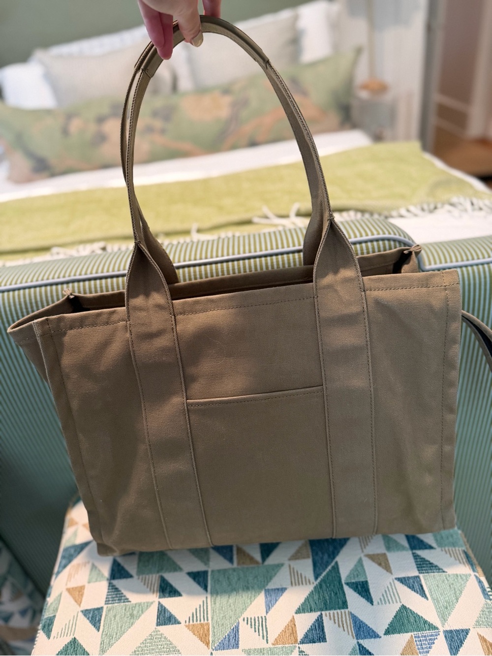 Quince Large Canvas Everyday Tote